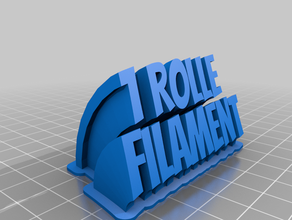 1 rolle filament office customized 3d print model - Mito3D