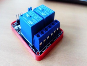 2 relay board case electronics 3d print model - Mito3D