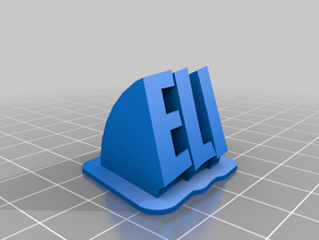 name plate eli office customized 3d print model - Mito3D