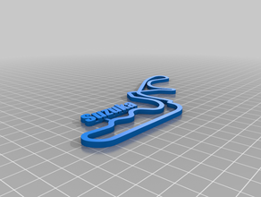 circuit de suzuka L'impression 3d 3d print model - Mito3D