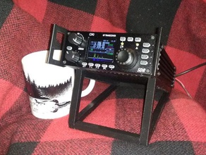 simple xiegu g90 radio stand electronics amateur radio desktop stand ham radio hf radio radio stand xiegu