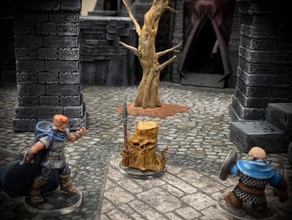 stumpknecht 32mm escala juegos y juguetes 28mm 30mm adnd de mesa no molestar dnd5e mazmorra dungeons dragons ent la fantasía frostgrave juego los azar en miniatura las miniaturas monster mordheim ningún apoyo pathfinder el roles rpg escaramuza supportless tablero treant wargame wargames wargaming warhammer fantasy 3d print model - Mito3D