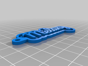 melany keychains customized 3d print model - Mito3D