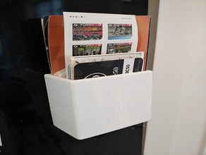 des aimants de réfrigérateur la boîte l'organisation le conteneur un aimant magnétique stockage 3d print model - Mito3D