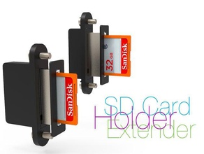 extender sd kart sahibi 3d yazıcı aksesuarları tutucu 3d print model - Mito3D