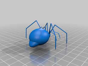 black widow spider 3d printing halloween mold 3d print model - Mito3D