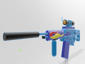 crazy sniper toys & games game rifle toy 3d print model - Mito3D