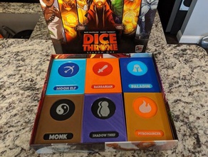 dice throne season 1 character boxes games boardgames 3d print model - Mito3D