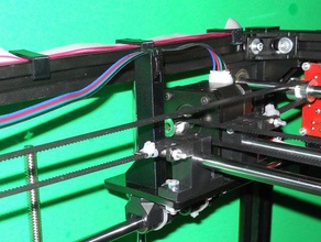 flsun cube moteur de l'axe x du guide-fil L'imprimante 3d pièces guide-câble guidage câble axe guide 3d print model - Mito3D
