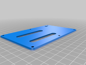 ibanez gio Lager-wie-backplate audio backplate 3d print model - Mito3D