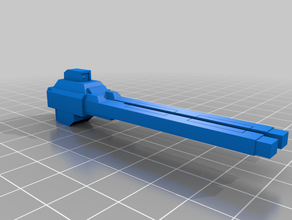 tau hammerhead arma ferroviário brinquedos & games modelo warhammer 40k 3d print model - Mito3D