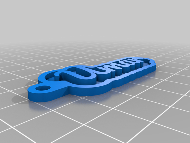 umar keychains customized 3D print model - Mito3D