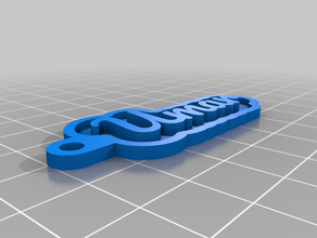 umar Schlüsselanhänger kundengebundene 3d print model - Mito3D