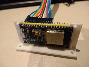 customizable esp32 lateral support electronics devkit v1 wemos case 3d print model - Mito3D