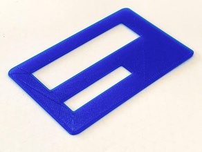 firma guida della carta office ciechi card ipovedenti 3d print model - Mito3D