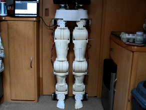 sylvie 2020 - 6ft bipedal robot lower body robotics gearbox hips legs planetary thigh 3d print model - Mito3D