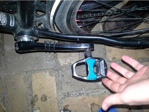 plastik takın kullanın r538 spd-sl pedallar bisiklet pedalı küçük-az pd-r538 3d print model - Mito3D
