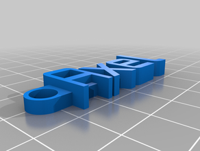 final axel kaychain organization customized 3d print model - Mito3D
