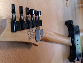única palheta-titular guitarra baixo a música palheta plectro pickholder 3d print model - Mito3D