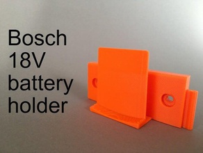 bosch 18v batteria titolare utensili & caselle porta 3d print model - Mito3D