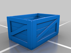 woodenbox containers 3d print model - Mito3D