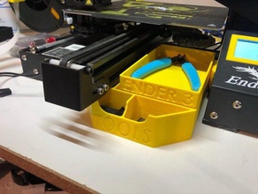 ender 3 pro tool tray holders & boxes 3d print model - Mito3D