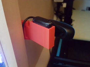 logitech webcam mount hinging c270 c170 octoprint holder 3d print model - Mito3D