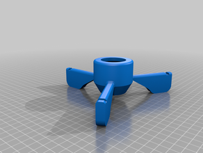 lithophane pied de lampe stand 3d print model - Mito3D