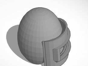 pubg nível 3 do capacete adereços 3d print model - Mito3D