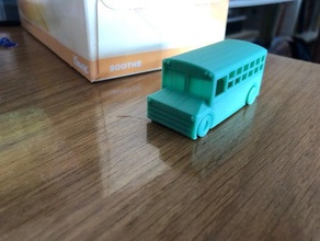 imprimer la place des autobus scolaires jouets mécaniques 3d print model - Mito3D