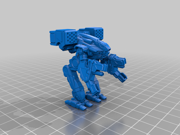 mwo style rak-lobsta games 6mm battletech mechwarrior miniature tabletop wargame 3D print model - Mito3D