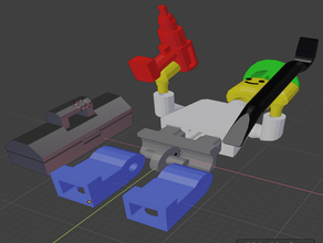 dev işçi minifig inşaat oyuncaklar 3d print model - Mito3D