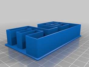 meine angepasste benutzerdefinierte text-Ausstecher -ele Küche und Esszimmer kundengebundene 3d print model - Mito3D