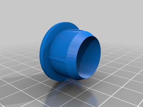 3 4 pvc flush end cap endcap pipe 3d print model - Mito3D