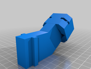 prototype sledgefire stock attachment point 3d printing 3d print model - Mito3D