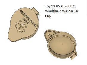 toyota part no 85316-06021 windshield washer jar cap automotive 3d print model - Mito3D
