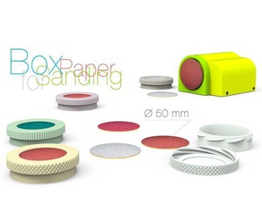 box sanding paper hobby disk sander 3d print model - Mito3D
