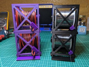 stackable solder wire spool holders diy organization soldering workstation 3d print model - Mito3D