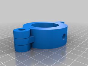 my customized pipe clamp 2 tools 3d print model - Mito3D
