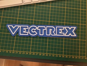 logo vectrex video games jeux videos logo milton bradley retrogaming vectrex video games