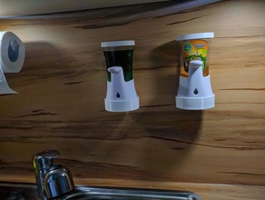 antiseptik al sagrotan dolum duvara monte edin mutfak ve yemek kötü banyo dispenser k che sabun seifenspender soap soapdispenser spender 3d print model - Mito3D