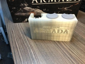 star wars armada command speed dial tray hobby 3d print model - Mito3D