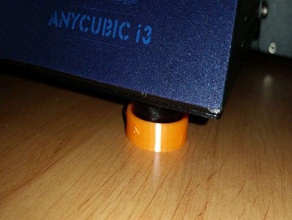 anycubic i3 mega gummifuss Imprimante 3d accessoires daempfer amortisseur d mpfer geraetefuss ger tefu gummifu 3d print model - Mito3D