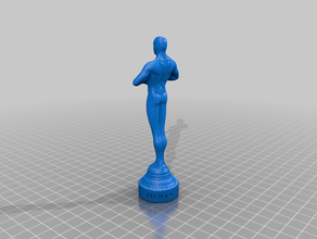 mon personnalisés oscar sculptures personnalisé 3d print model - Mito3D