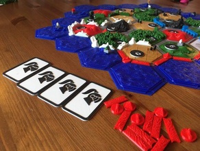 catan development cards toy & game accessories settlersofcatan settlers 3d print model - Mito3D
