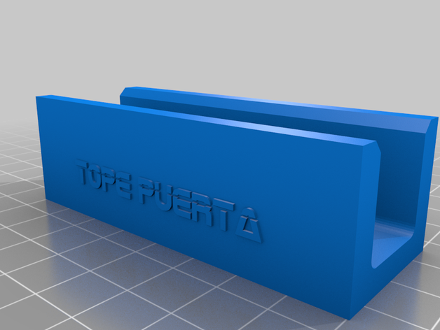tope puerta household supplies door 3D print model - Mito3D