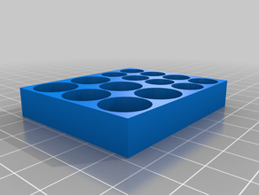 10-2-3 2 4customized compartimento de pilhas recipientes personalizado 3d print model - Mito3D