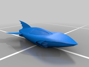batboat des véhicules 3d print model - Mito3D