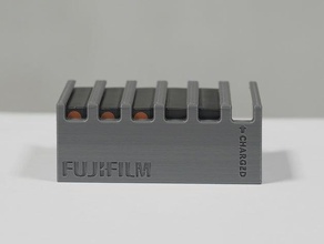 fujifilm np-w126 batería de la cámara soporte dispensador fuji np-w126s 3d print model - Mito3D