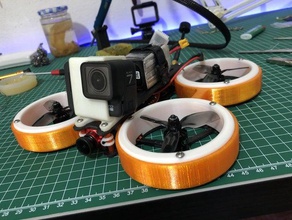 pathfinder - cinematografico gopro hero vettore cinewhoop dji unità di aria hd fpv drone eroe miniquad racing video 3d print model - Mito3D